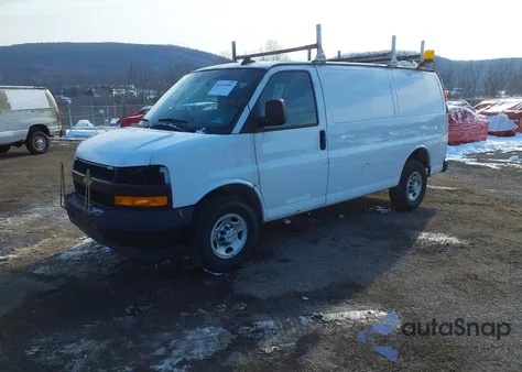 2019 Chevrolet Express 2500 Work Van from USA, damaged, VIN 1GCWGAFG0K1246480